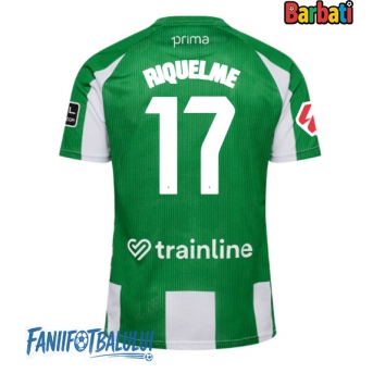 Real Betis Rodrigo Riquelme #17 Tricou Fotbal Replică 2025-26 Barbati Acasa